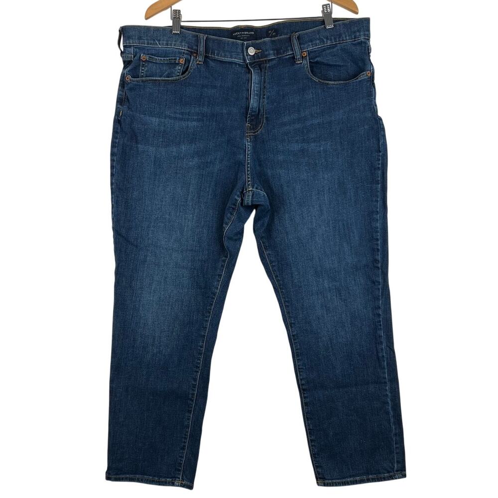 Lucky Brand Jeans Mens 40x29 Blue 410 Athletic Straight Comfort Stretch‎ Denim